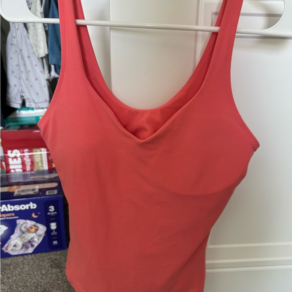 Coral lululemon align tank size 6